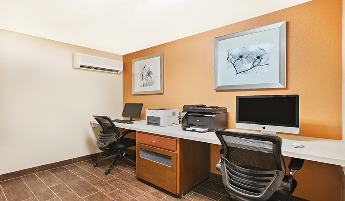 Featuring executive style amenities with free high-speed internet & a business center