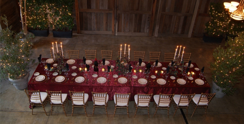 Guglielmo Winery Large Dinning Table