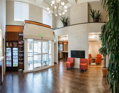 Holiday Inn Express and Suites MH - Lobby and Pantry View
